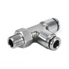 SPD06-01S1G Тройник Т-образный нерж G1/8 6мм